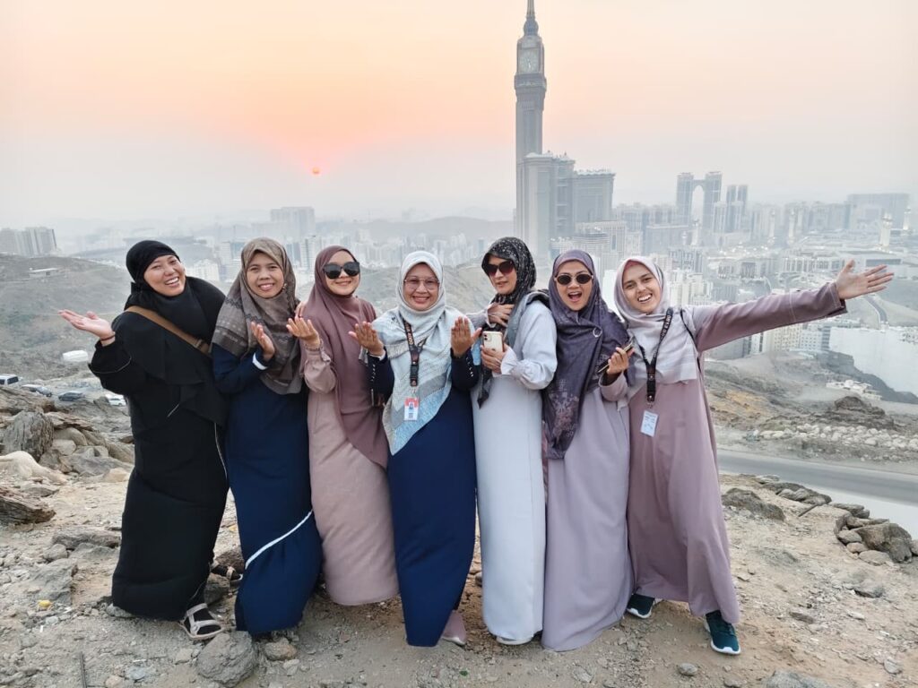 suasana umroh awal ramadhan